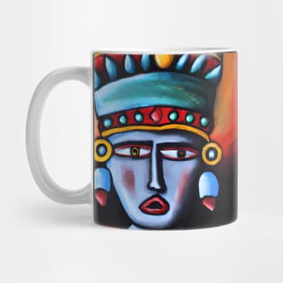 Ancient God, Mexican Mythology Mug